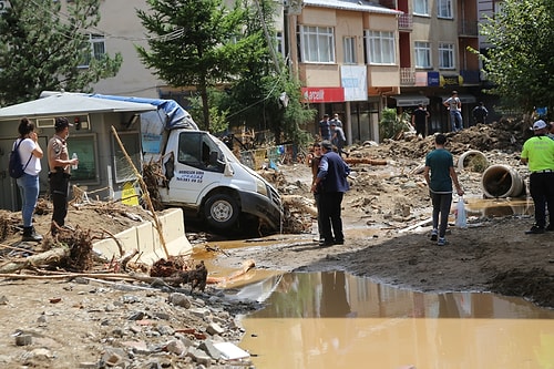 Giresun'da Sel Felaketinin Yarattığı Yıkım Objektiflere Yansıdı ????