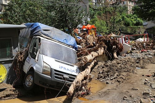 Giresun'da Sel Felaketinin Yarattığı Yıkım Objektiflere Yansıdı ????