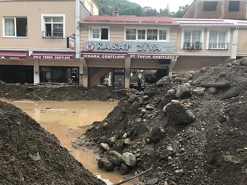 Giresun'da Sel Felaketinin Yarattığı Yıkım Objektiflere Yansıdı ????