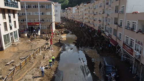 Giresun'da Sel Felaketinin Yarattığı Yıkım Objektiflere Yansıdı ????