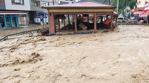 Giresun'da Sel Felaketinin Yarattığı Yıkım Objektiflere Yansıdı ????