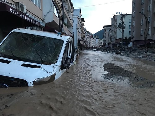 Giresun'da Sel Felaketinin Yarattığı Yıkım Objektiflere Yansıdı ????