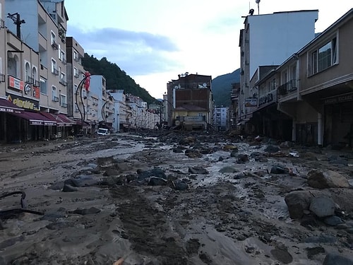 Giresun'da Sel Felaketinin Yarattığı Yıkım Objektiflere Yansıdı ????