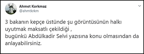 Abdulkadir Selvi, Kepçedeki Üç Bakan'ı Yazdı: 'Bize Özlediğimiz Devletin Resmini Çizdiler'