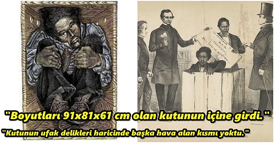 Kölelikten Kaçabilmek İçin Kendisini Bir Kutuya Koyarak Kargolayan Henry Box Brown