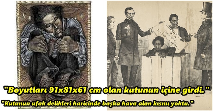Kölelikten Kaçabilmek İçin Kendisini Bir Kutuya Koyarak Kargolayan Henry Box Brown