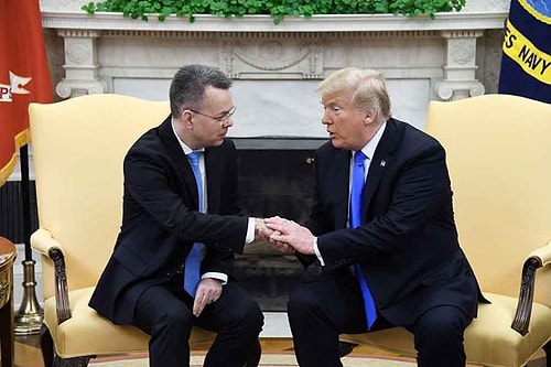 Trump'tan Erdoğan İçin 'Brunson' Yorumu: 'Birkaç Konuşma Yaptıktan Sonra Onunla Anlaştık, Çok İyiydi'