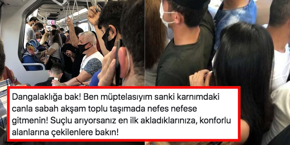 Toplu Taşımalarda Sosyal Mesafe Kuralına 'Uyamayan' İnsanların Görüntülerini Paylaşan Hesaba Gelen Tokat Gibi Cevaplar!