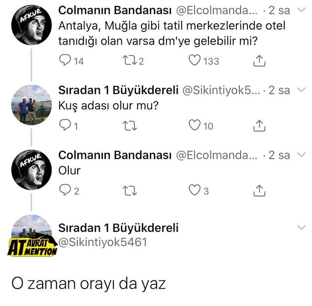 6. Olursa neden olmasın, yaz gitsin.