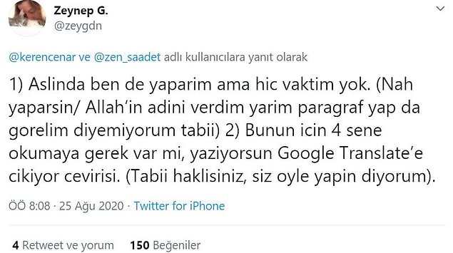 15. Aslında ben de yapardım ama vakit yok(YAPAMADI).