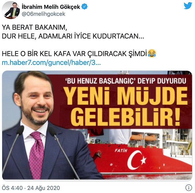 'Hele o bir kel var çıldıracak şimdi' ifadesi Soylu'ya gönderme olarak yorumlandı.