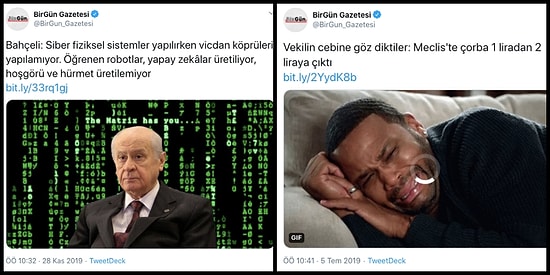 Birgün Gazetesinin Haberlere Fotoğraf ve Başlık Bulurken Aşırı Eğlendiğinin Kanıtı Niteliğindeki Paylaşımları