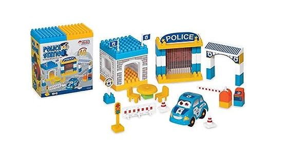 12. Çocukların el becerilerini geliştirirken eğlenecekleri, oyuncak polis İstasyonu:
