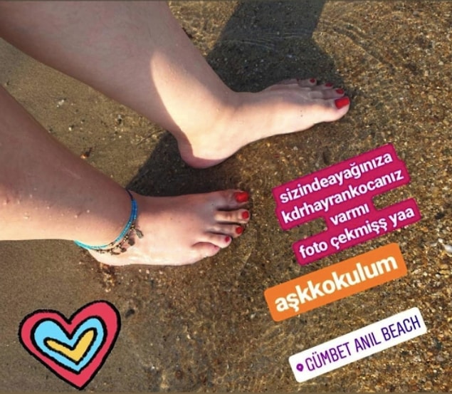 4. Abla aşk kokulunla kendi aranızda ayak sevseniz keşke ya