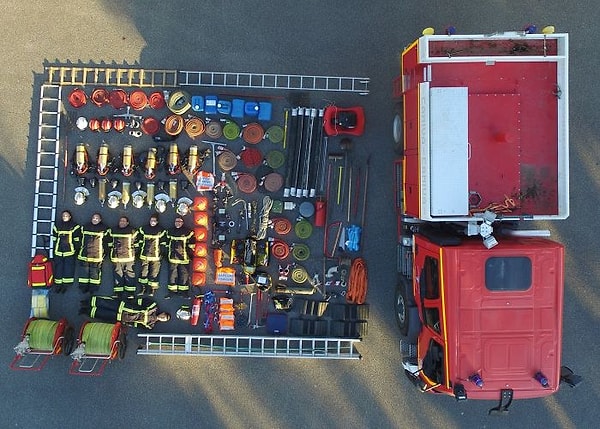 28. Французская пожарная машина (Пожарные Мазьера)