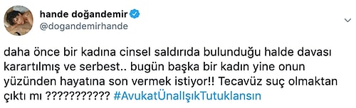 Avukat Ünal Işık Tarafından Cinsel Saldırıya Uğradığını Açıklayan Kadın Twitter’dan Duyurdu: 'Ölmek İstiyorum'