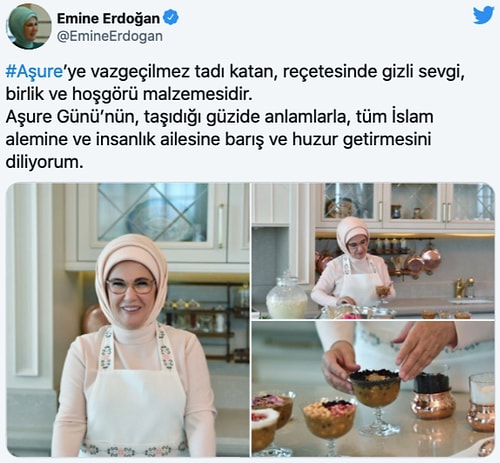 Emine Erdoğan Aşure Tarifi Paylaştı: Mutfağındaki 10 Bin Liralık Musluk Sosyal Medyada Gündem Oldu