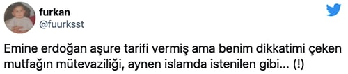 Emine Erdoğan Aşure Tarifi Paylaştı: Mutfağındaki 10 Bin Liralık Musluk Sosyal Medyada Gündem Oldu