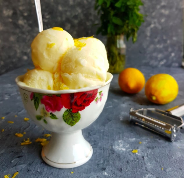 1. Limonlu dondurma