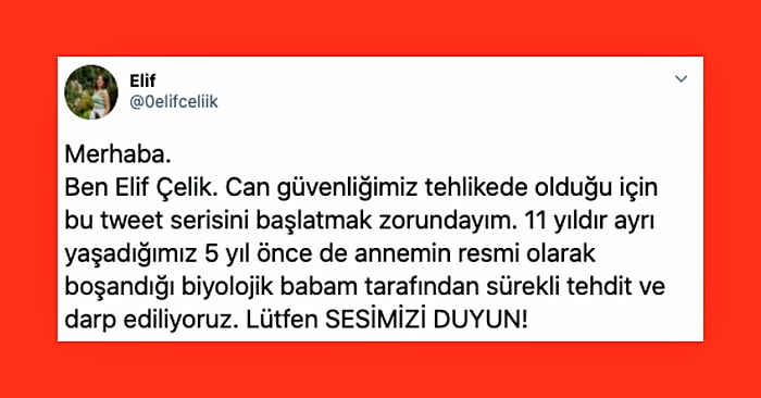 Annesi ve Abisiyle Birlikte Yıllardır Baba Şiddetine Maruz Kalıp Hayatı Cehenneme Dönen Elif Çelik'in Sesine Kulak Verin!