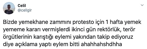 Okul Yıllarında Yapılan Zamları Protesto Ederek İçimizdeki Devrimci Ruha Selam Çakmış 17 Kişi