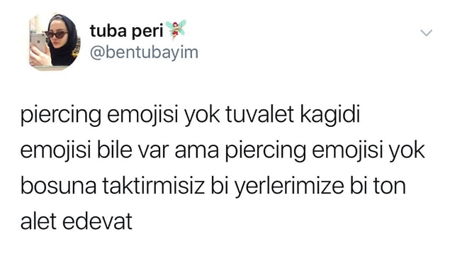 7. Yani emojisi olmayan bir şeyi neden kullanalım ki?