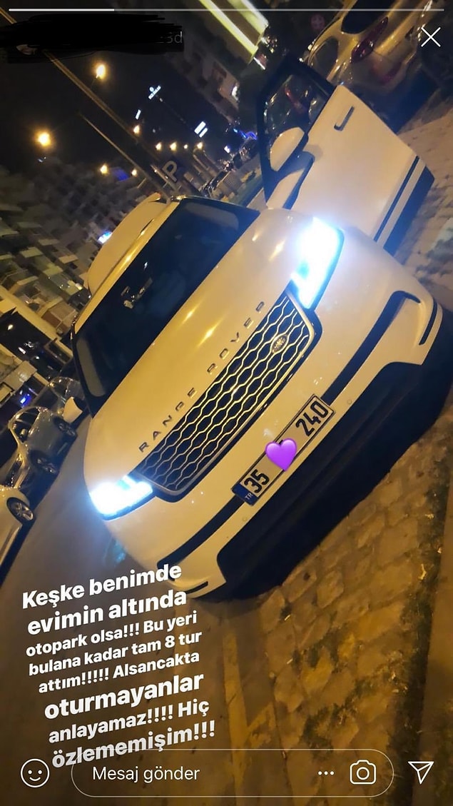 9. Tamam gördük arabayı.