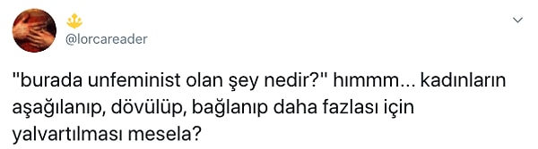 Bir diğer tarafta ise yetişkin filmleri aracılığıyla kadınlara yoğunlaştığı fark edilen BDSM'nin kadınları aşağıladığı fikri ortaya atıldı.
