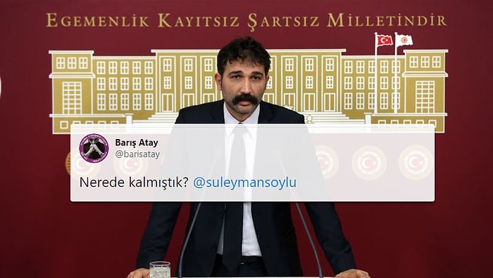 Barış Atay'ın İfadesi Ortaya Çıktı, Twitter'dan Soylu'yu Etiketledi: 'Nerede Kalmıştık?'