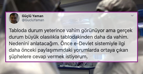 Günlük Koronavirüs Tablosunda Paylaşılan Verilerin Gerçekliğinden Şüpheye Düştüyseniz, Bu Paylaşıma Mutlaka Göz Atmalısınız!