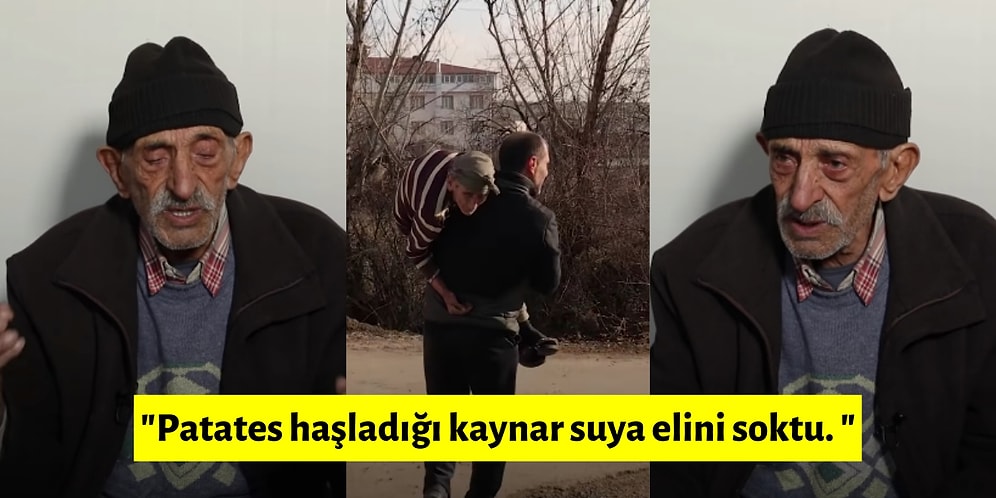 Yaşadığı Bütün Zorluklara Rağmen 13 Yıldır Akıl Hastası Eşine Büyük Bir Sabırla Bakan Hamza Amca'nın Etkileyici Hikayesi