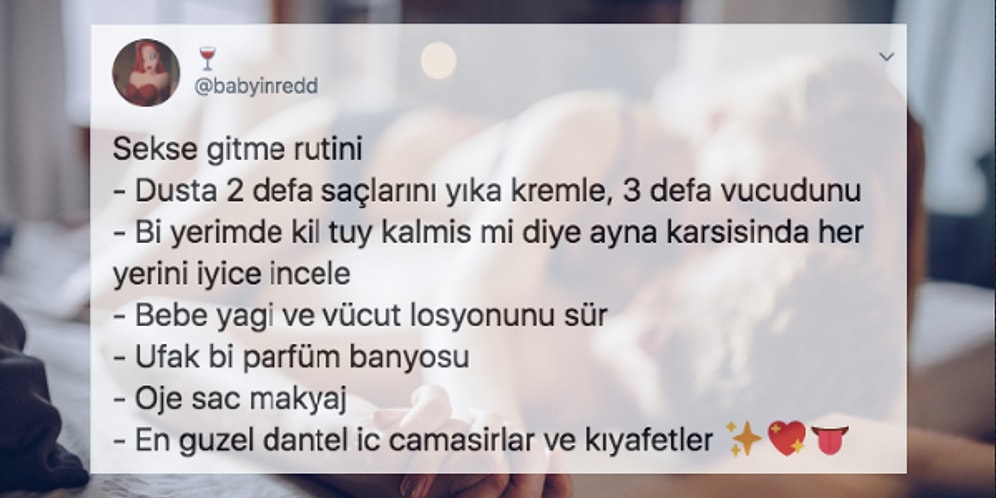 Affedersiniz Cinsel İlişki Öncesi Yapılması Gereken Hazırlıkları Anlatan Kadına Gelen Çeşit Çeşit Yorumlar