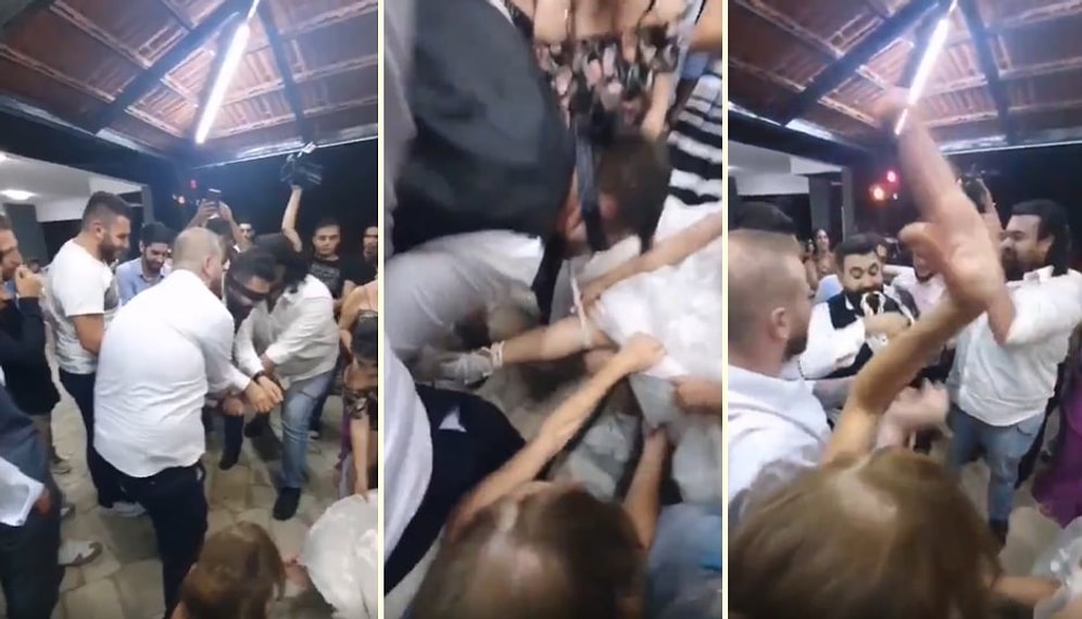 Bu Nasıl Gelenek? Düğünde Damada, Ağzı ile Gözleri Kapalı Bir Şekilde Gelinin İç Çamaşırını Çıkarttırdılar