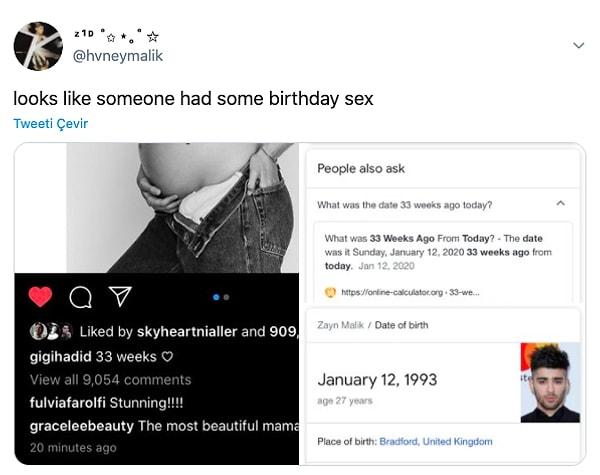 2. "Birileri doğum günü seksi yapmış galiba."