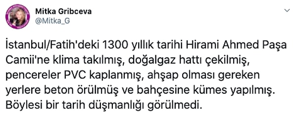 Tabii, caminin şu anki hali sosyal medyada da büyük tepki gördü👇