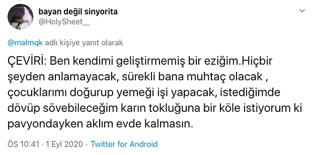 hele hele kendisine es degil de kole arayan bir erkegin kriterlerini okuduktan sonra bir daha asla eskisi gibi olamayacaksiniz