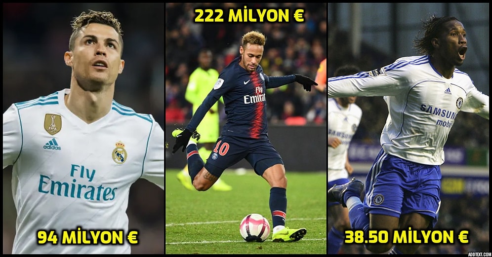 Bu Bedeller Dudak Uçuklatıyor! 1996 Yılından Bu Yana Transfer Dönemlerinin En Pahalı Futbolcuları