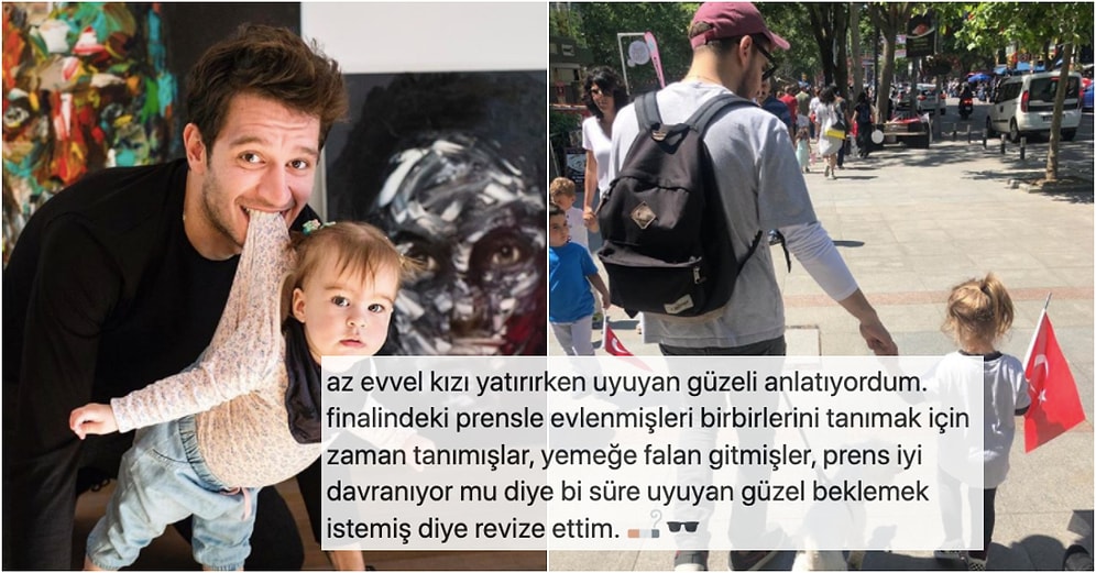 Sen Mükemmel Bir Babasın! Kızına Uyuyan Güzel Masalını Değiştirerek Anlatan Uraz Kaygılaroğlu, Yine Gönülleri Fethetti