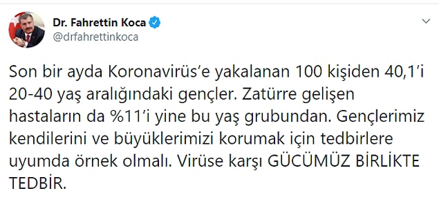 "100 kişiden 40,1’i 20-40 yaş aralığında"