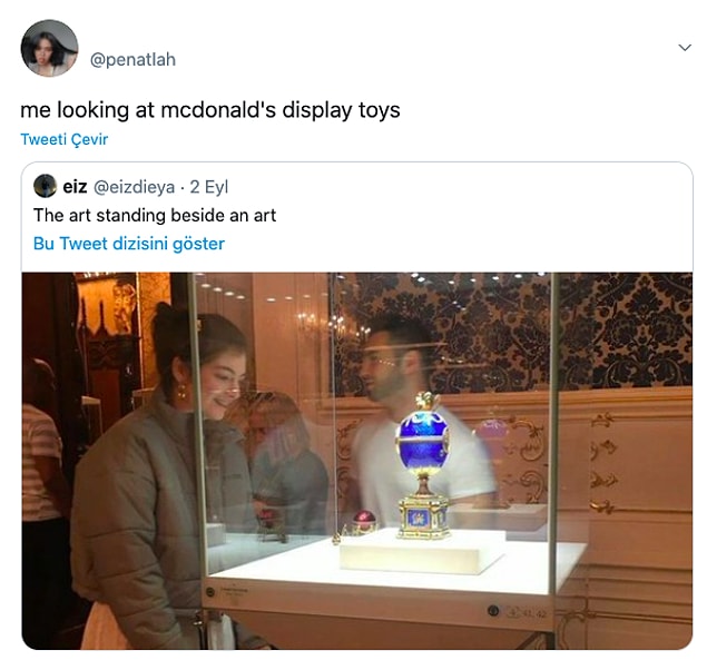 6. "McDonald's'daki oyuncaklara bakarken ben"