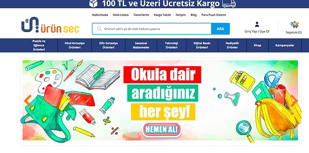 Heyecanımız hazır tazeyken, sizi online bir kırtasiye firması olan urunsec.com ile tanıştırmak istiyoruz!