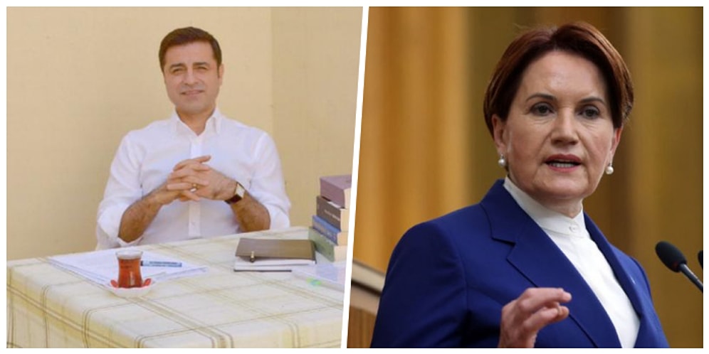 Selahattin Demirtaş'ın 'Kahvaltı' Açıklamasına Akşener'den Yanıt: 'Kan Davalınız Dâhi Olsa İçeri Alırsınız'