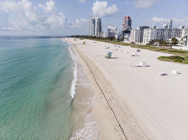 1. Miami Beach'teki denize kıyısı olan otellerde plastik pipet kullanımı yasaklanmıştır.
