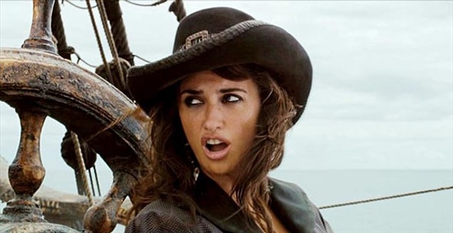 9. Penelope Cruz - Pirates of The Caribbean: On Stranger Tides