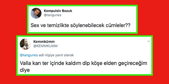 Hem Seks Esnasında Hem de Temizlik Yaparken Söylenebilecek Cümleleri Sıralarken Hepimizi Güldüren 23 Kişi