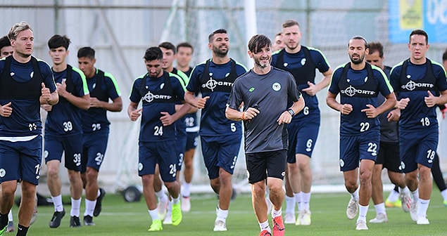 Konyaspor. da yeni sezona kendi tesislerinde hazırlandı.