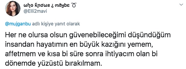 1. Ardından gelen cevaplar ise bu hayatta büyük laflar etmememiz gerektiğini gösterdi. 😇