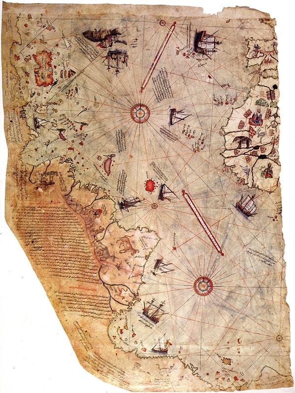 3. Piri Reis'in dünya haritası