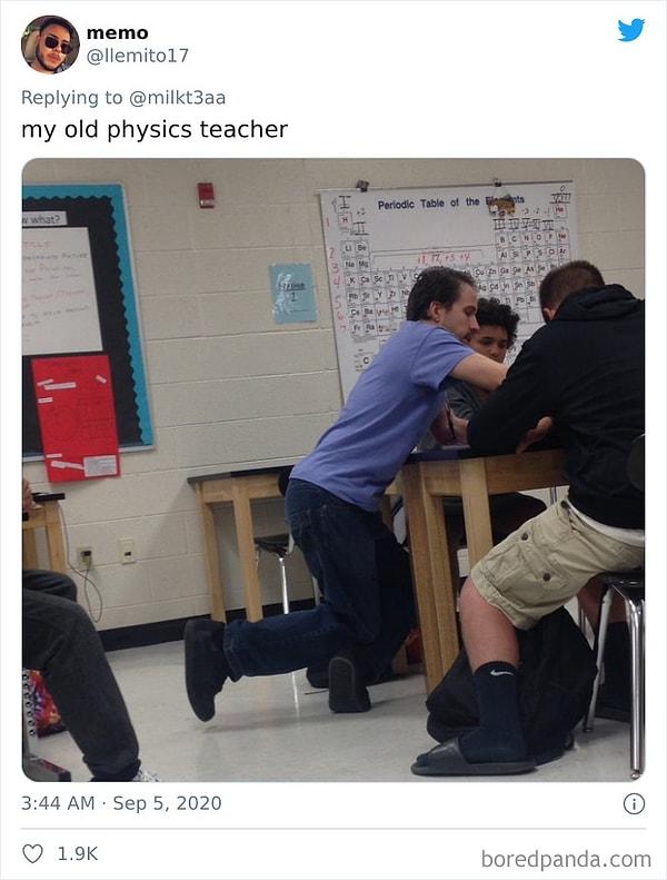 5. "Eski fizik öğretmenim"