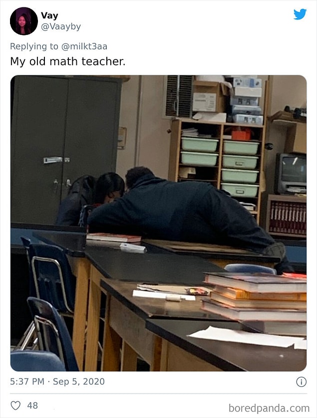 22. "Eski matematik öğretmenim"
